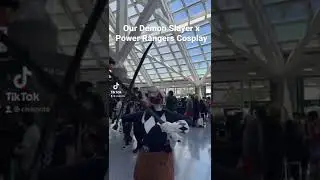 Anime Expo 2022 Demon Slayer Inosuke x Power Rangers Cosplay! | AJsDayOff #ax2022  #animeexpo2022