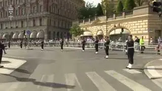 Åk kortegevägen 2015 - The Royal Wedding cortège route the 13 th of June 2015