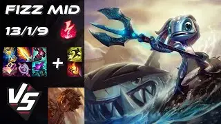 MID Fizz vs Taliyah - NA Grandmaster Patch 25.20