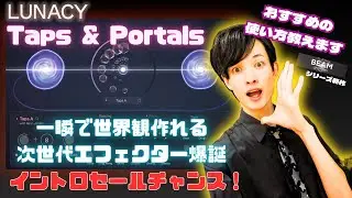 凄いのキタ！音が無限に作れる次世代Delay！ LUNACY BEAMシリーズ Taps & Portals
