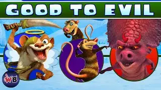 The Ice Age Adventures of Buck Wild Characters: Good to Evil