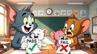 Poor Tom's Kiddy Became Topper Rich Jerry's Kitten Failed A Moral Cartoon Story