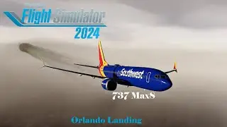 Stunning IFLY 737 MAX 8 Landing at Orlando Intl | Microsoft Flight Simulator 2024 | Ultra Realism