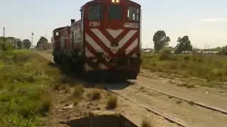 Ferroexpreso con  las m&aacute;quinas 5564. y.5565