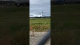Rex 737 after landing