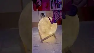 Tissue Paper Moon Lamp 🌕| DIY | Fidha Art #moonlamp #tissuepapermoonlamp #diy #diycrafts #lamp