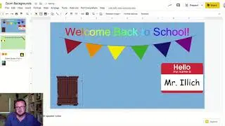 Creating a Zoom background with Google Slides