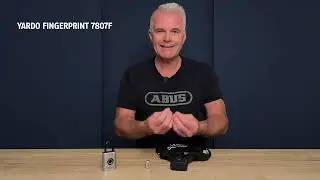 Fingerabdruck speichern und l&ouml;schen | Fingerprintschloss YARDO 7807F von ABUS