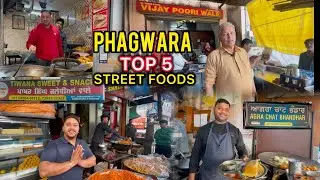TOP 5 Street Food Phagwara😋 | Famous Places You Must Visit  #streetfood #phagwara 