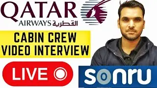 Qatar Airways Sonru Interview | Live 🔴 | Indian Aviation Jobs