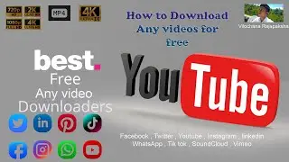 Download youtube video/any social media videos without any software