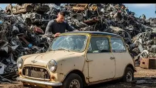 ASMR Full Car Restoration | Destroyed Mini 1000 Restoration (British Leyland) | Satisfying Rebuild