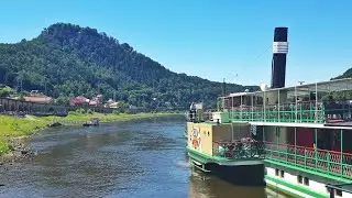 von bad schandau auf die festung k&ouml;nigstein - dampferfahrt und kleine wanderung/s&auml;chsische schweiz