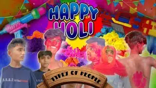 Types Of People's On Holi || Happy Holi 😊 ||Krishnaindori026 || Holi Comedy Video ||