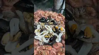 Морепродукты по царски #тандыр #мангал #food #садж