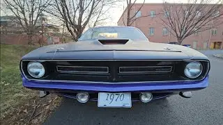 Classic 1970 Plymouth AAR &rsquo;Cuda : POV WALKAROUND CAR 4K VIEW
