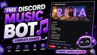 FREE Discord Music Bot 🎵 Full Source 😳 (CV2)