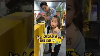Chloe Saved This Girl 😱~ mini wood toy | woodworking art skills / hand crafts #shorts
