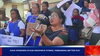 ASHA WORKERS STAGE INDEFINITE STRIKE, DEMANDING BETTER PAY