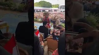 Momen Silet Open Up dan Diva Aurel Menghampiri Pak Jokowi Dan Ibu Iriana
