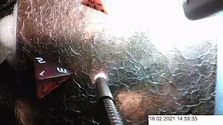 2021 - 02 - 18 - CO2 Ice in Mars Environmental Chamber - Cracking