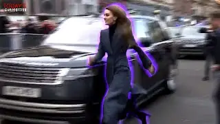 Kate Middleton didn't mind wearing high heels and running to greet her fans