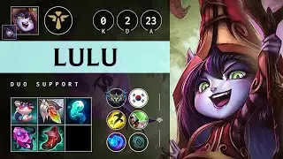 Lulu Support vs Rakan - KR Challenger Patch 14.24