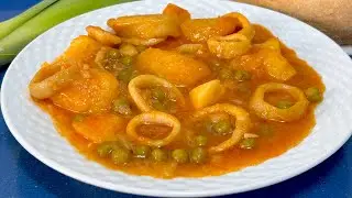 PATATAS CON CALAMARES 🌟 Más fácil, IMPOSIBLE