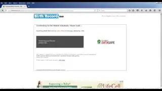 Birth Records Search