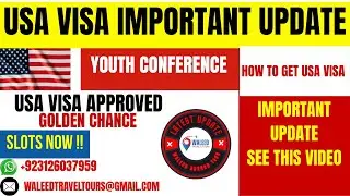 How to Get USA Visa 2025 for International Youth Conference | 99% Approval Method Revealed!