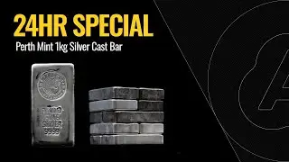 24HR SPECIAL: 1kg Perth Mint Silver Bar - 2023 Design