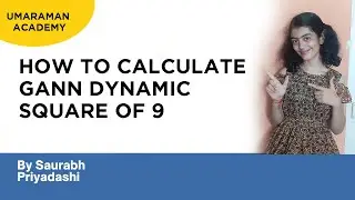 how to calculate  GANN dynamic square of 9