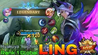 Legendary Ling 79% Current Win Rate - Top 1 Global Ling by Hyakuya Yūichirō - Mobile Legends