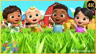 Kids Enjoy Cow Grass Feed Song 🐄🌱 | Fun Farm Animal Learning Song for Kids 👧🧒
