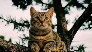 CAT IN THE WOODS