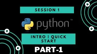 1 Python | Intro | Variables | Data types