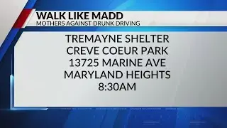 'Walk like MADD' event raises awareness of drunk driving dangers