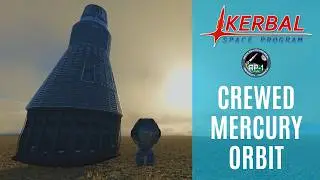 Sending Silvia to Orbit! 🚀 KSP RP-1 Mercury Mission Success