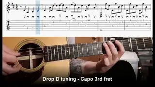 Ten Degrees Intro - Tony Rice - Guitar Lesson