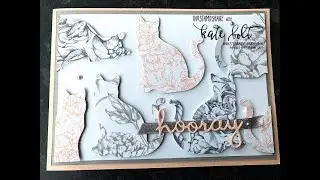 Cat Birthday Card - Stamp Around The UK Video Hop!