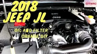 2018 Jeep Wrangler JL 3.6L V6 Pentastar замена масла, фильтр, подробная инструкция своими руками