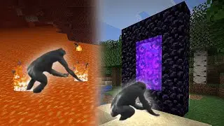 Monki Flip in Minecraft Meme