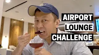 AIRPORT LOUNGE CHALLENGE | ATL - SEA - LAX Airport Lounges | Priority Pass Benefit