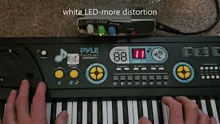 harsh lo-fi optical distortion