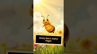 Buzzy Bee&rsquo;s Joyful Flight 🐝 | Buzzing Through the Garden  #singalong #nurseryrhymes #bouncybeats