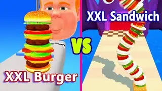 Бургер XXL против сэндвича XXL #СравнениеИгр