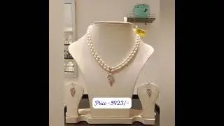 chandrani Pearl exclusive necklace design with price #chandranipearl #shorts #pearlset #jewellery