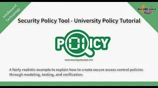 Security Policy Tool - University Policy Example Tutorial