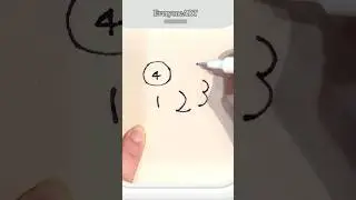 How to Draw a Lion from Number 01234 Very Easy