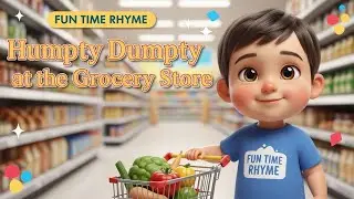 Humpty Dumpty at the Grocery Store 🥚🛒🎵 | Fun Learning Song for Kids & Toddlers 🌈👶